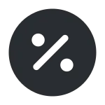 Percentage Circle SVG Icon